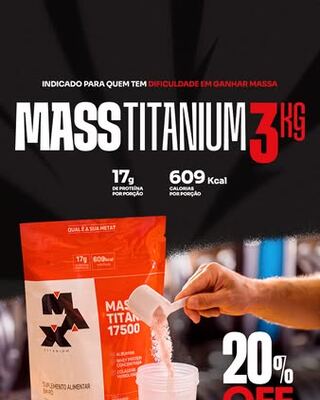 Anúncio da Max Titanium
