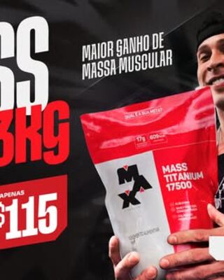 Anúncio da Max Titanium